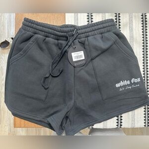 White fox boutique lounge shorts
